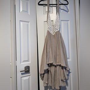 free people macrame summer dress